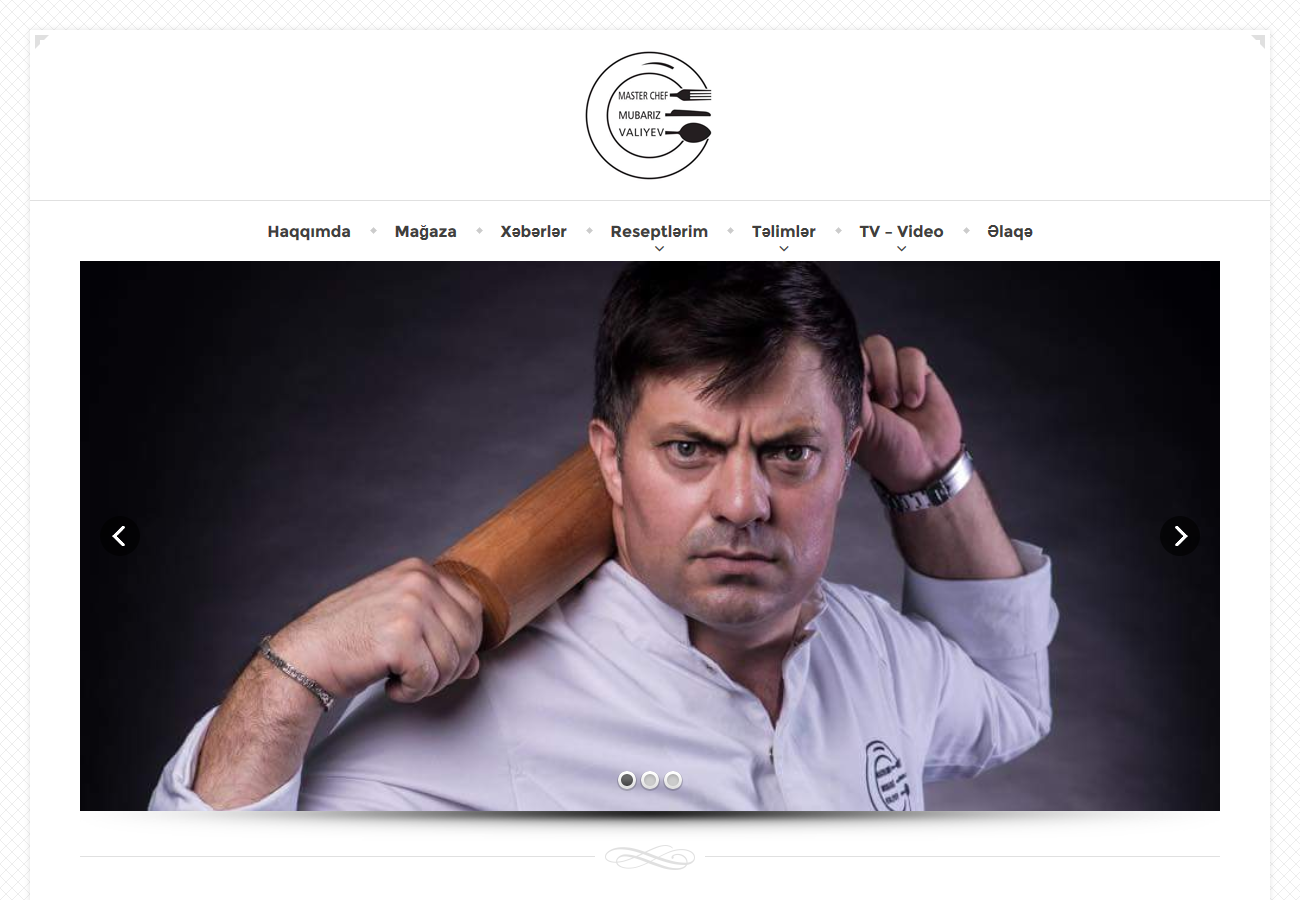 chefmubariz.com - Portfolio Image